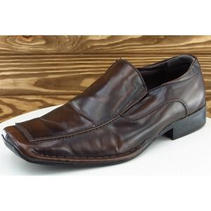 Borelli Shoes Sz 9 M Brown Loafer Leather Men Miami‎